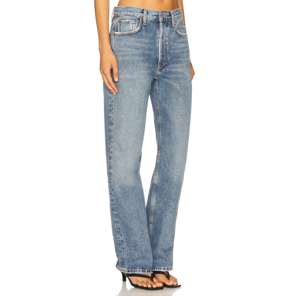 Agolde Fran Low Slung Easy Straight Jeans in Invention 32